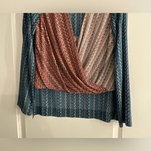 BCBG, colorful blouse,